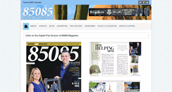 Desktop Screenshot of 85085magazine.com